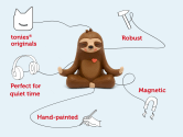 Mindfulness: Meditations with Mo the Sloth