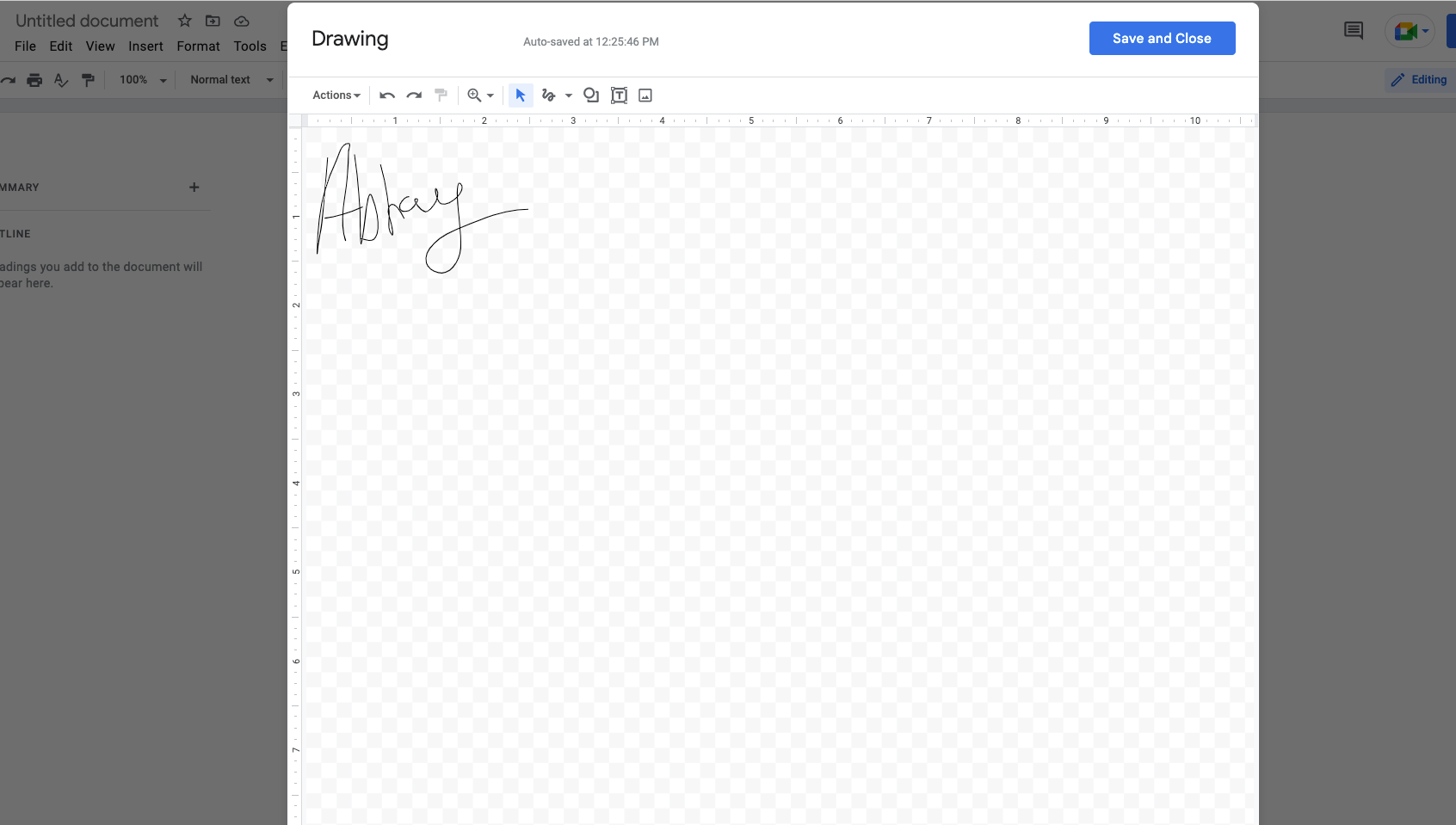 Align/Adjust your signature