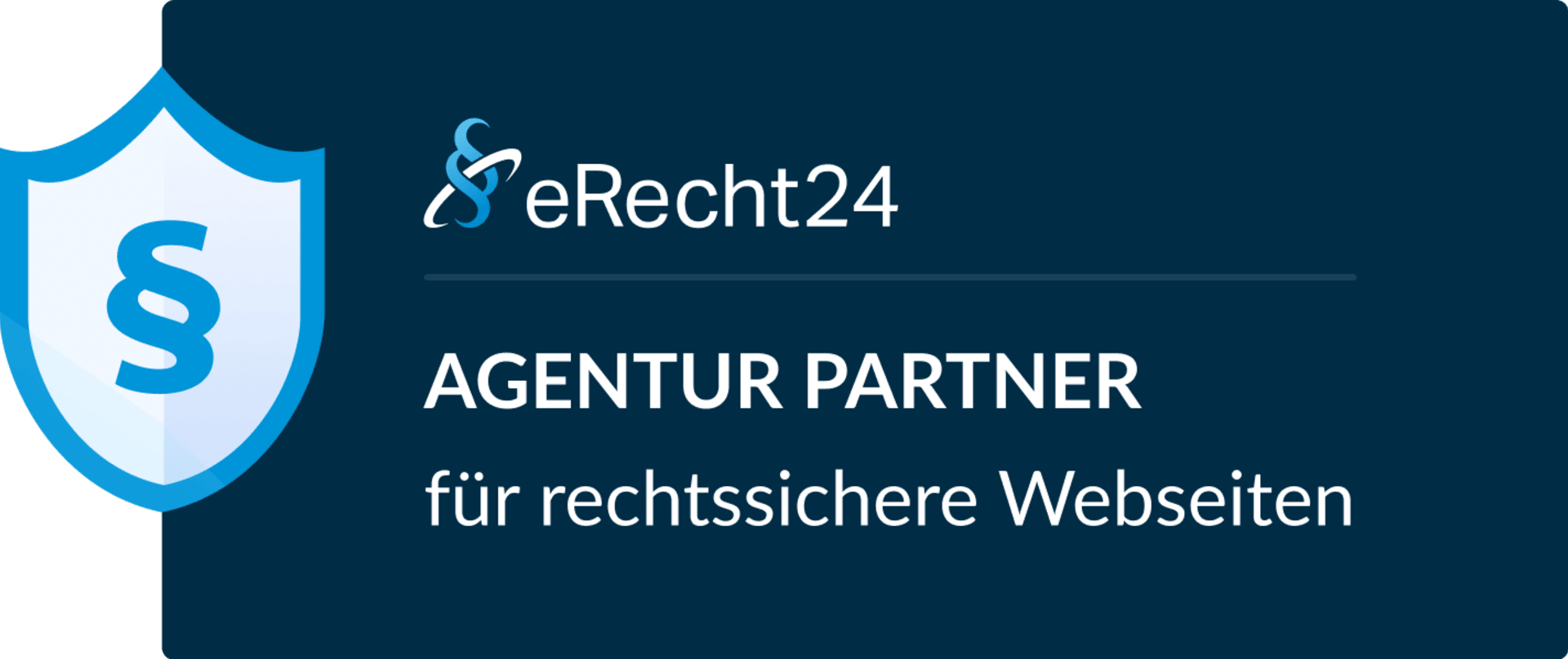Wir sind eRecht24 Agenturpartner
