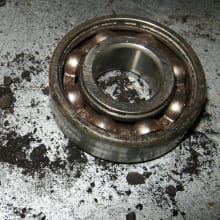 Small Bearings Can Create Huge Problems Bearing that could have seized at any moment