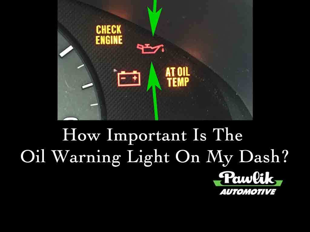 Oil Temperature Warning Light
