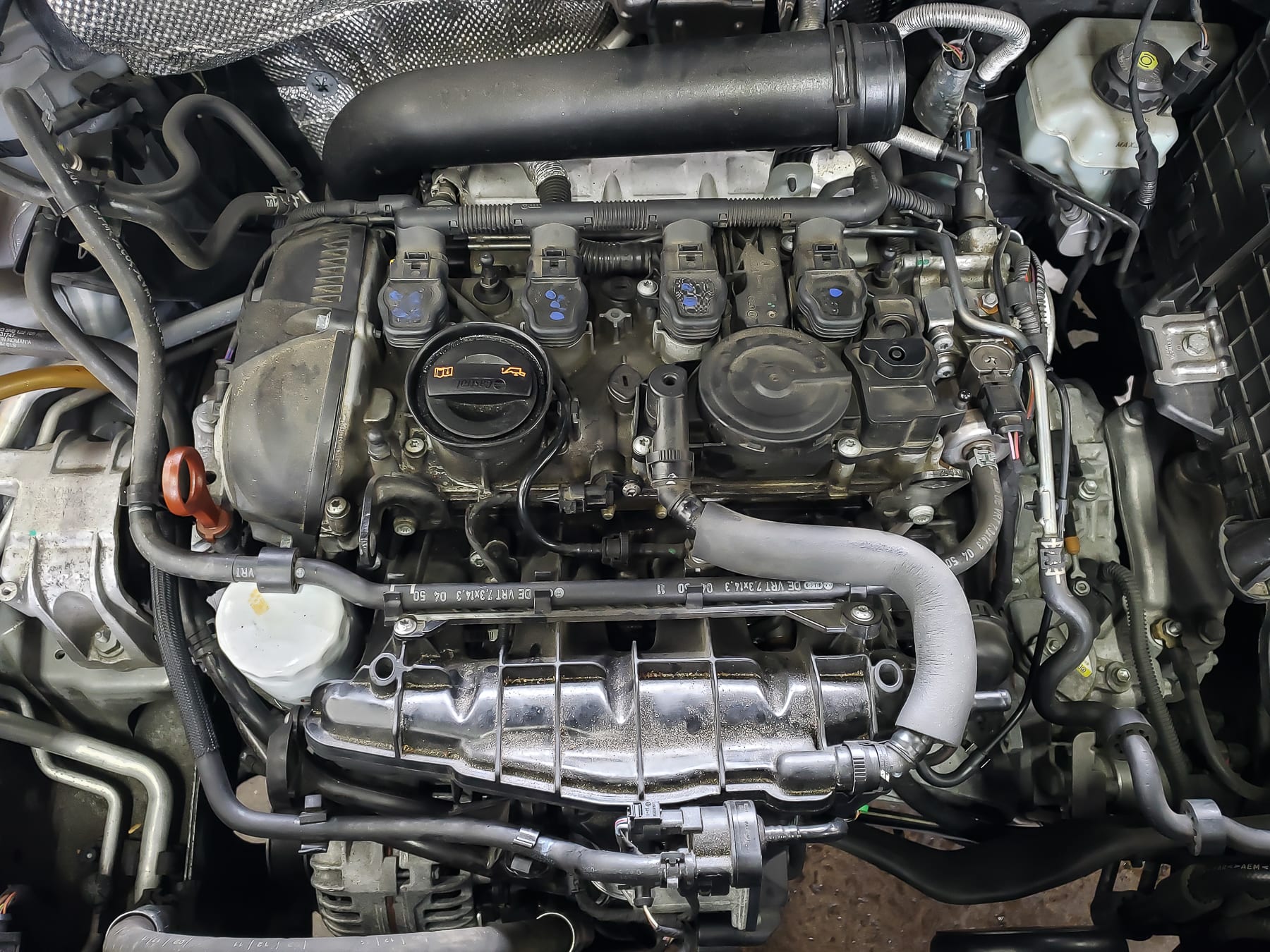 Tiguan waterpump-114714 2012 VW Tiguan-Water Pump Replacement