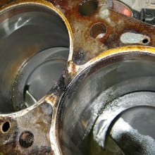 A Classic Blown Head Gasket volvo head gasket replacement