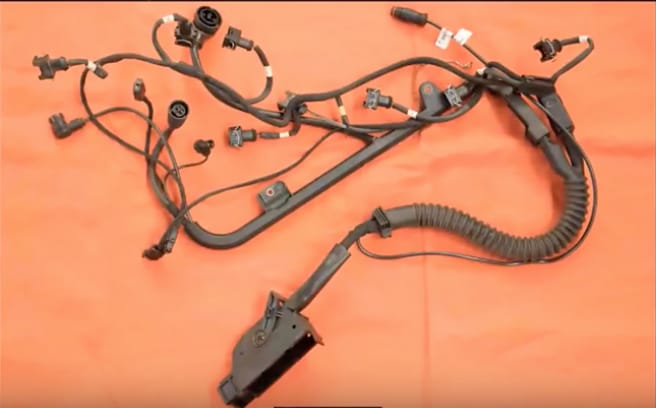 1994 Mercedes S500, Engine Wiring Harness Replacement