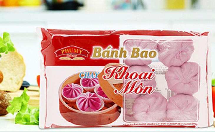 Bánh bao khoai môn