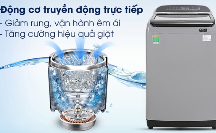 Samsung Inverter 10 Kg WA10T5260BY/SV