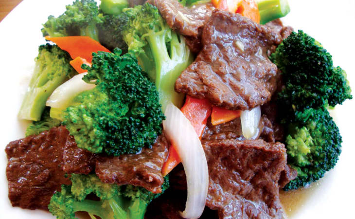 Bông cải xào thịt bò