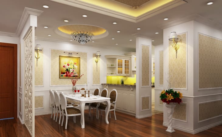 Mẫu nhà theo kiểu Châu Âu dạng cổ điển