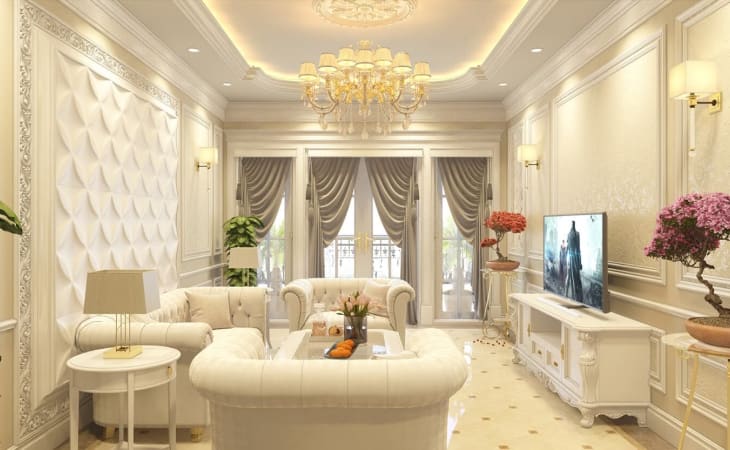 mẫu nhà theo kiểu phong cách tân cổ điển