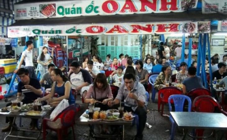 Quán ốc Oanh – Quán ốc nổi tiếng Quận 4