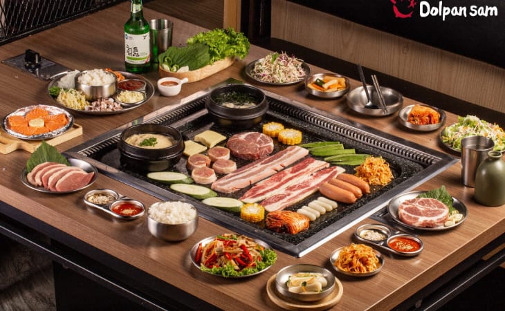 Dolpan Sam – Buffet nướng bàn đá Hàn Quốc