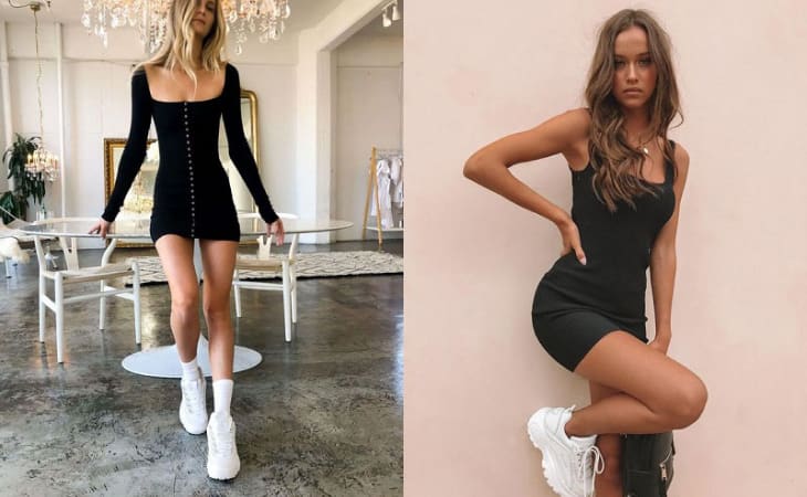 Váy body là một item nên có trong cách phối đồ cho người gầy