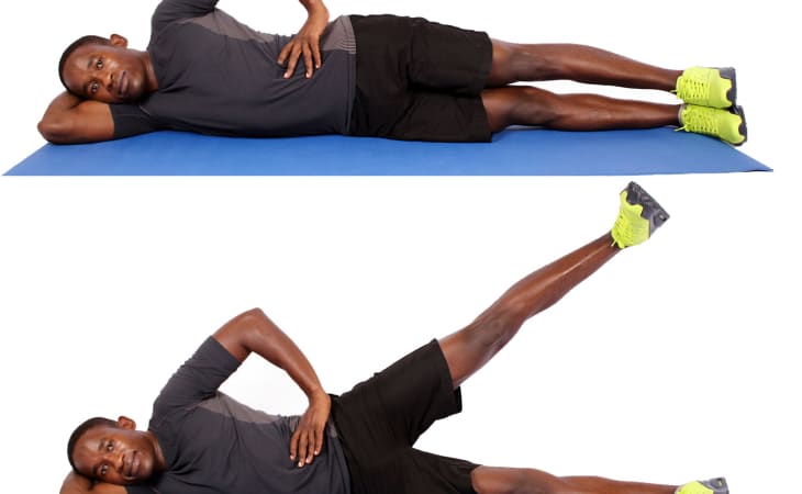 Side leg raises