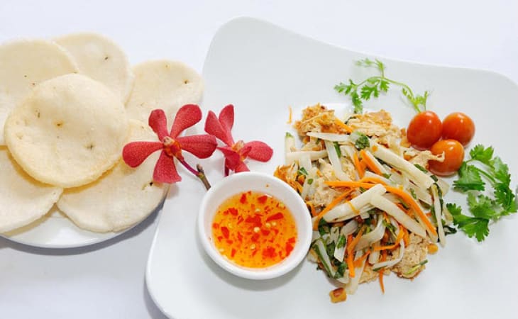 Gỏi củ sen chay