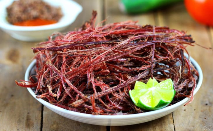 Thịt Trâu Gác Bếp Dân Tộc Thái