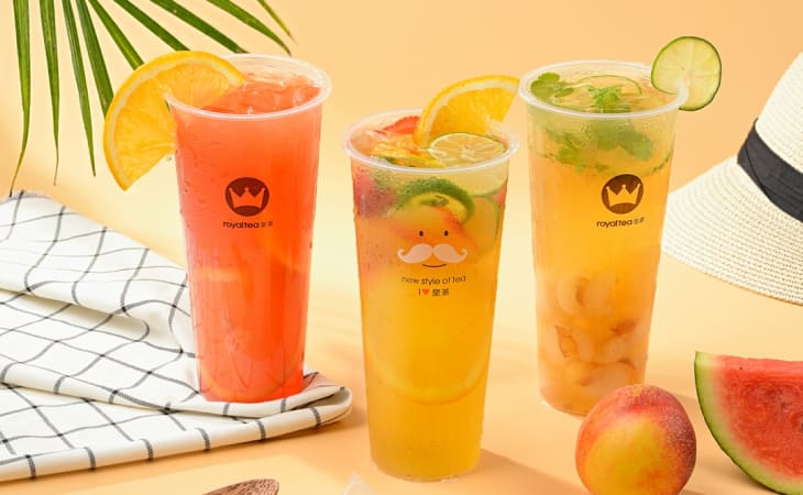 Trà trái cây nhiệt đới tại Royal Tea