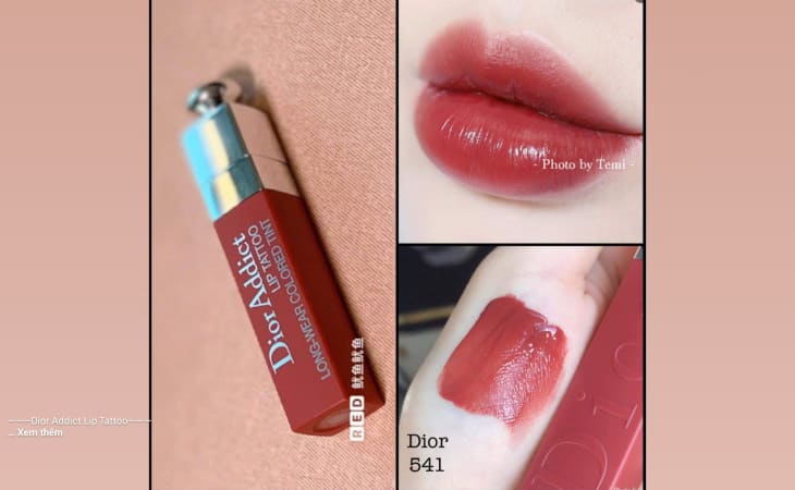 Dior addict lip tattoo màu 541