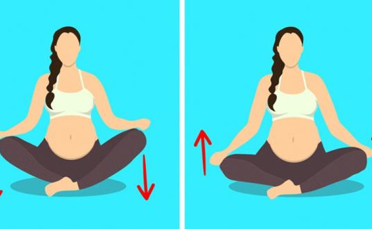Bài tập cánh bướm cho bà bầu
