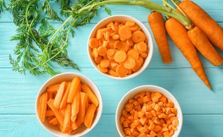 Cà rốt là thực phẩm hàng đầu giúp bạn trả lời "vitamin A có trong thực phẩm nào"