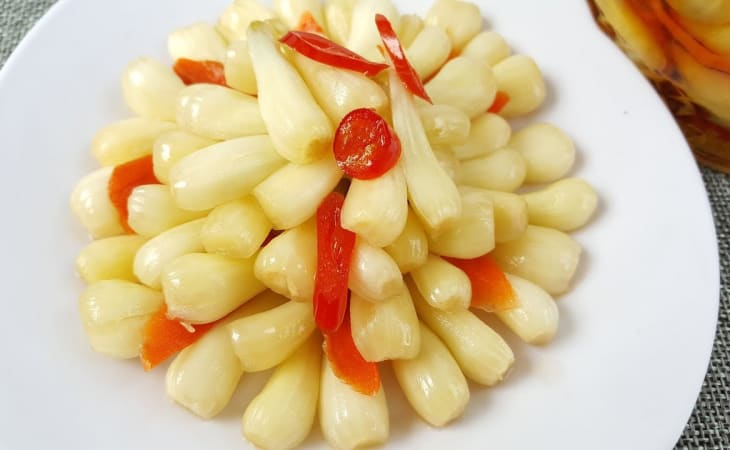 Muối kiệu dễ làm