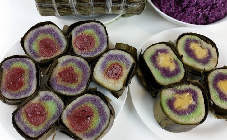 Bánh tét ba màu