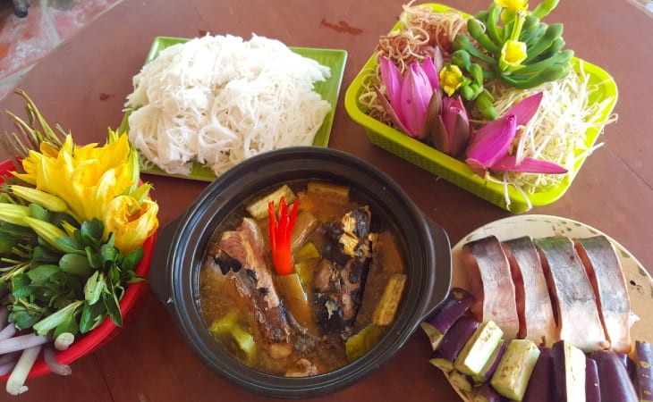 Bún mắm là đặc sản miền Tây