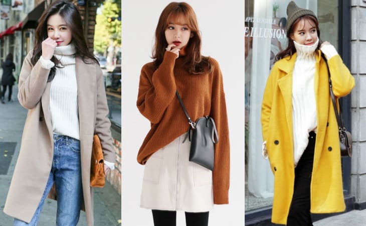 Áo len mỏng cổ lọ
