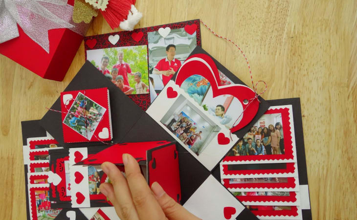ý tưởng hộp quà album