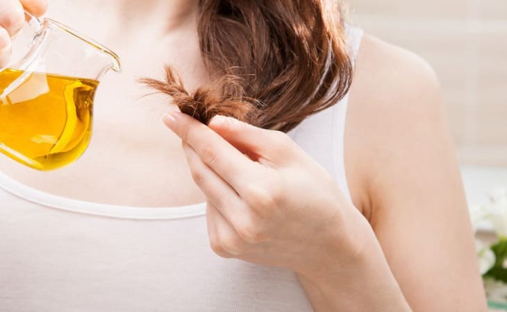 Cách dưỡng tóc bằng dầu oliu