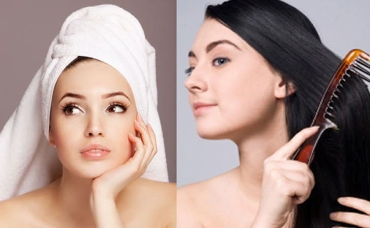 Chải tóc nhẹ nhàng