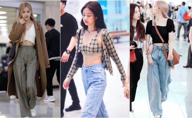 Tip phối quần óng rộng lưng cao như idol Kpop