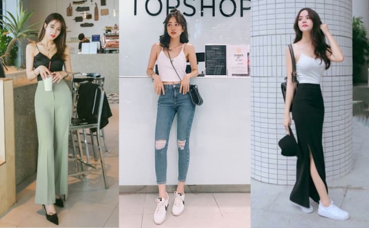 Croptop hai dây mảnh 