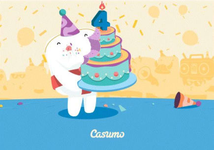 Casumo, one of our best casinos just turned 4