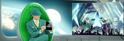 It's time for some Rock 'N Roulette on Mr Green's live casino games!