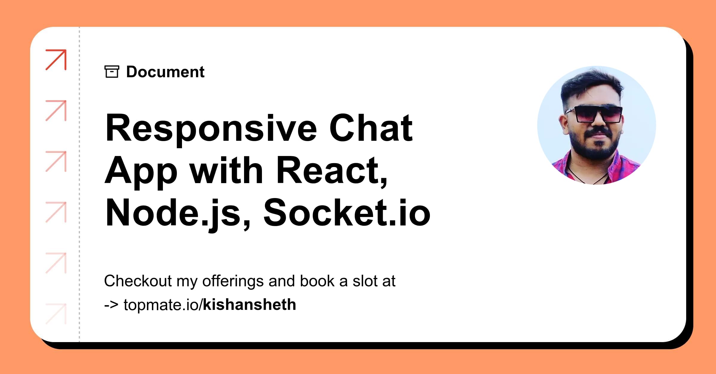Responsive Chat App with React, Node.js, Socket.io with Kishan Sheth