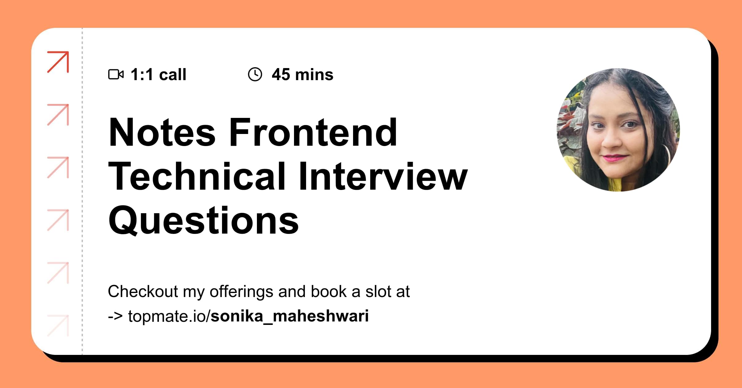 Notes Frontend Technical Interview Questions with Sonika Maheshwari