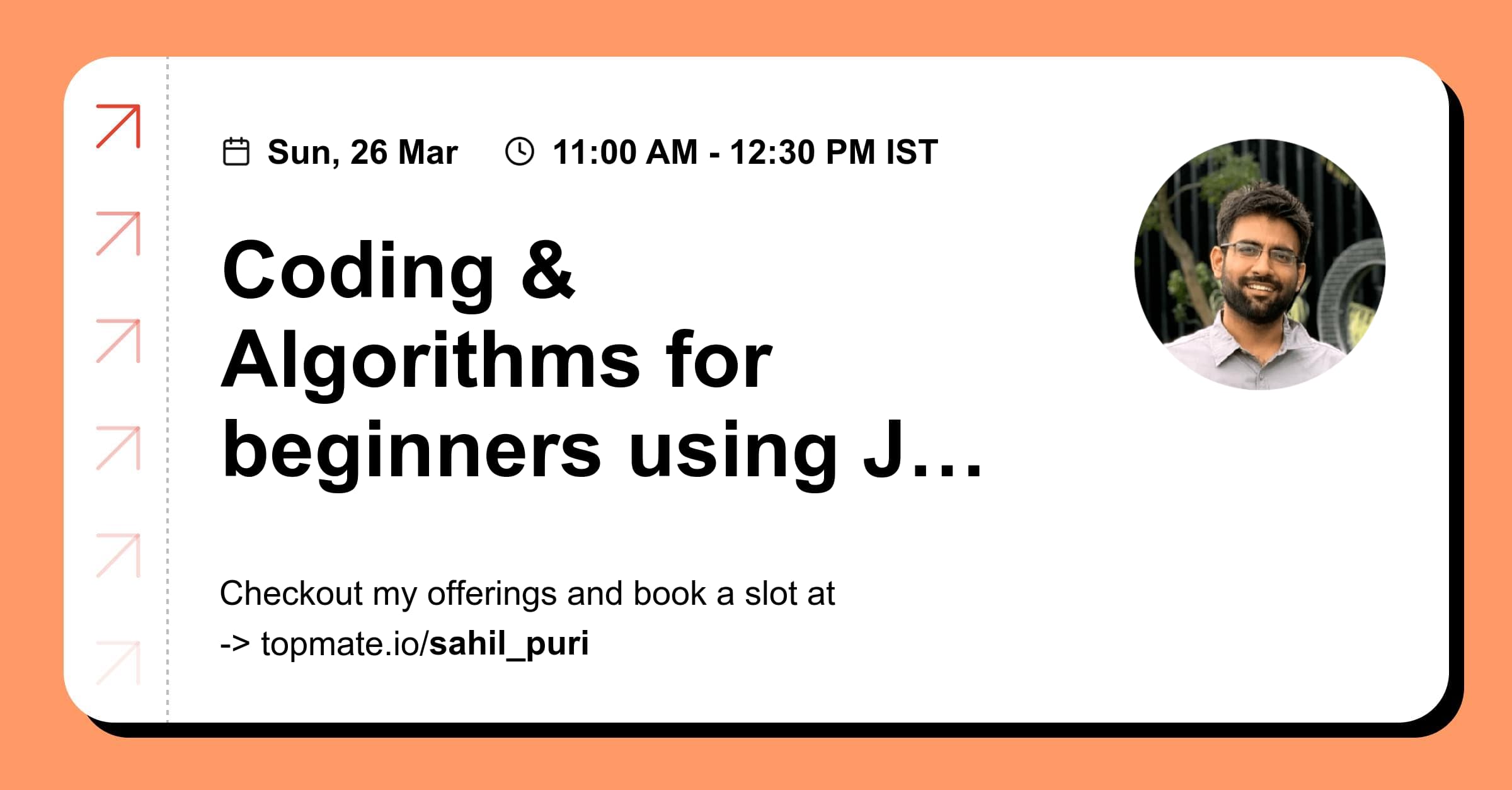 Coding & Algorithms for beginners using JAVA with Sahil Puri
