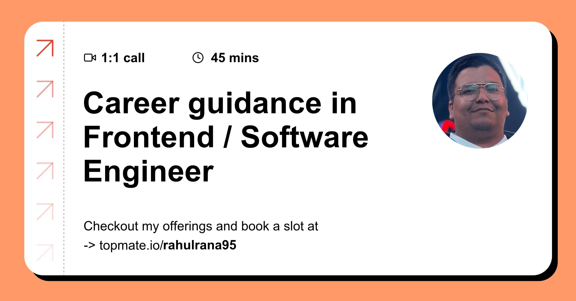 Career guidance in Frontend / Software Engineer with Rahul Rana