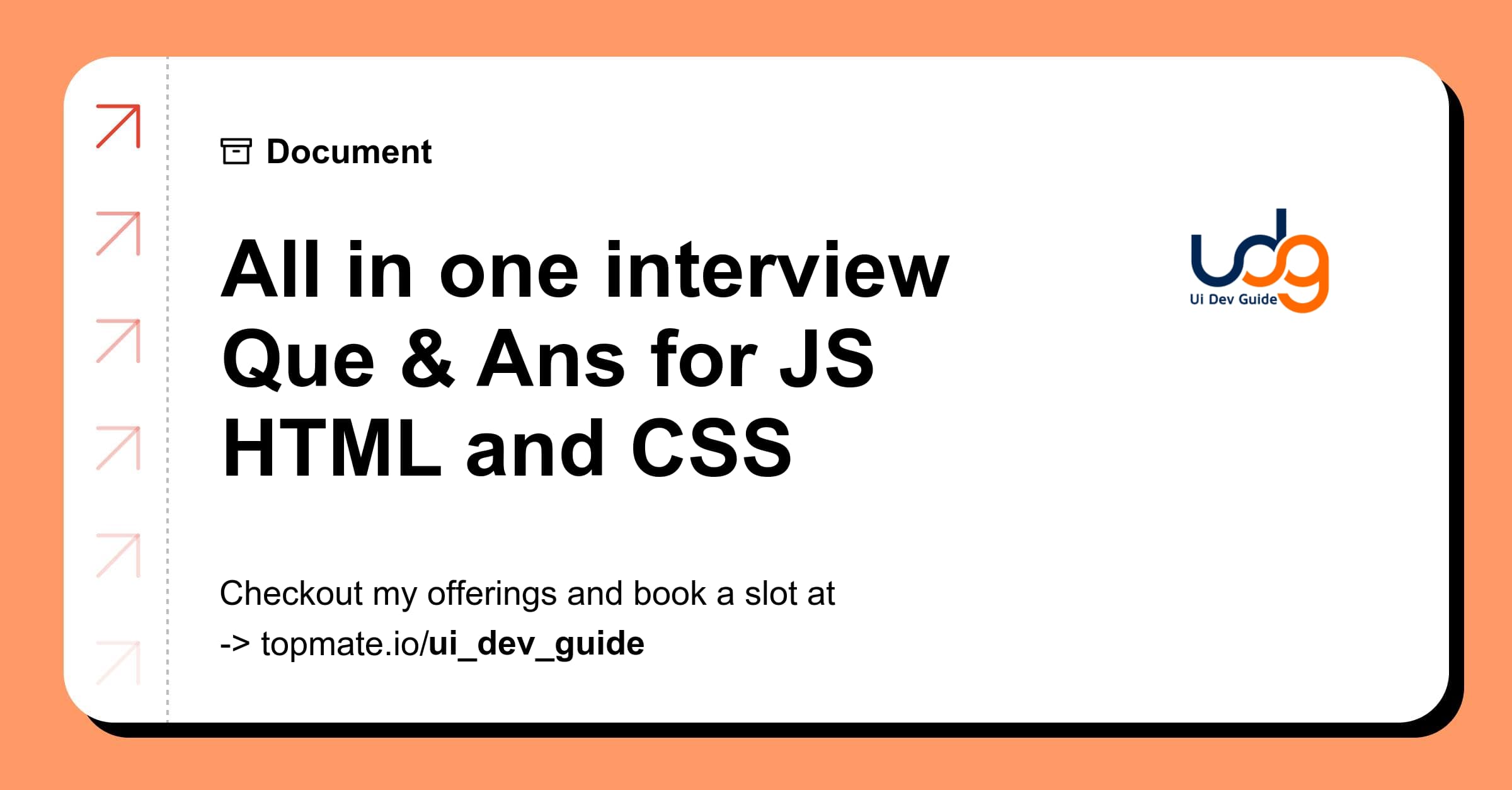 UI Cheat Sheet Que & Ans (JS/es6/HTML/CSS) with Ui Dev Guide