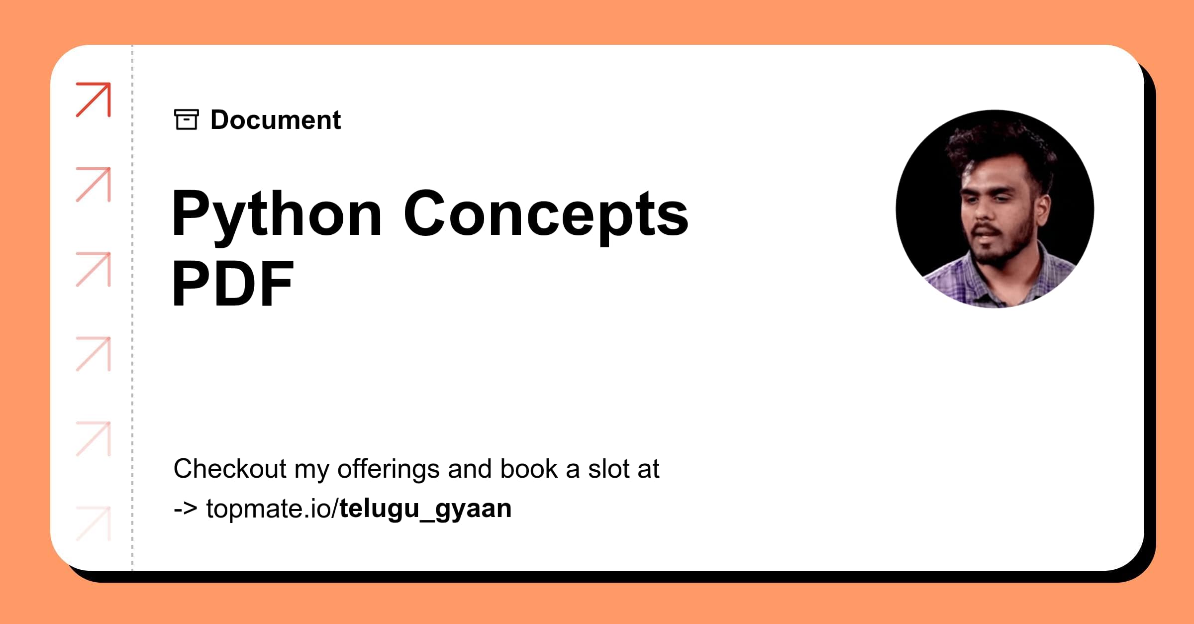 Python Concepts PDF with Telugu Gyaan By Teja Jakkula