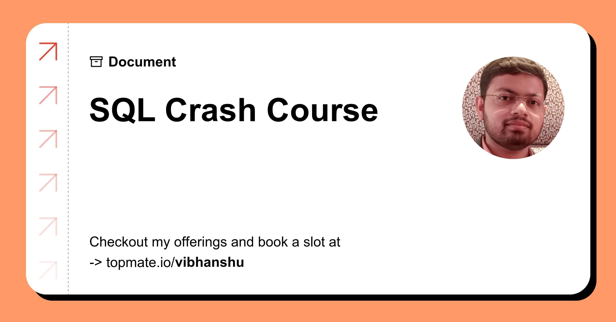 SQL Crash Course for Interview preparation with Vibhanshu Gupta
