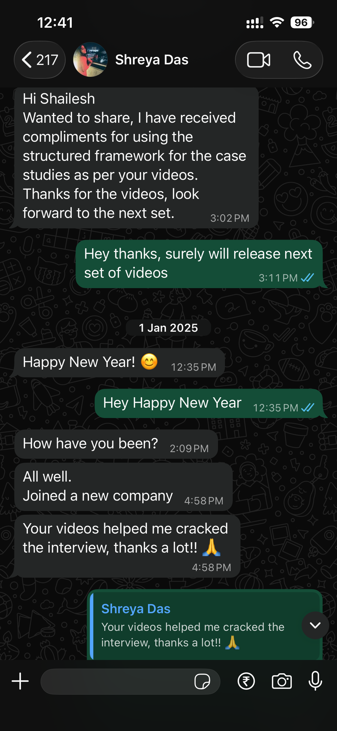 Testimonial
