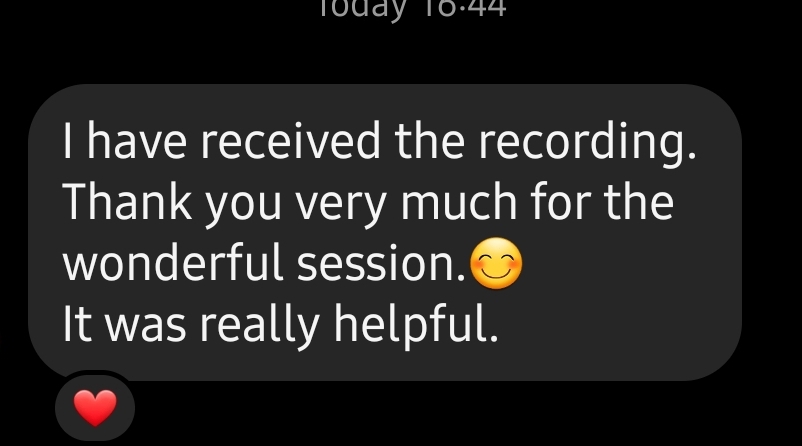 Student testimonial