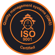 ISO 9001 certification badge