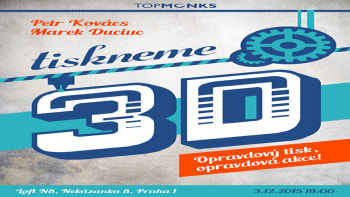 TopMonks Caffè - Tiskneme 3D. Opravdový tisk, opravdová akce!