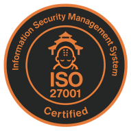 ISO 27001 certification badge