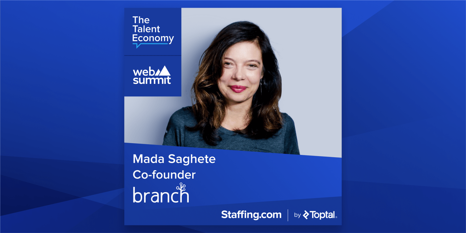 Web Summit: Branch Co-founder Mada Seghete