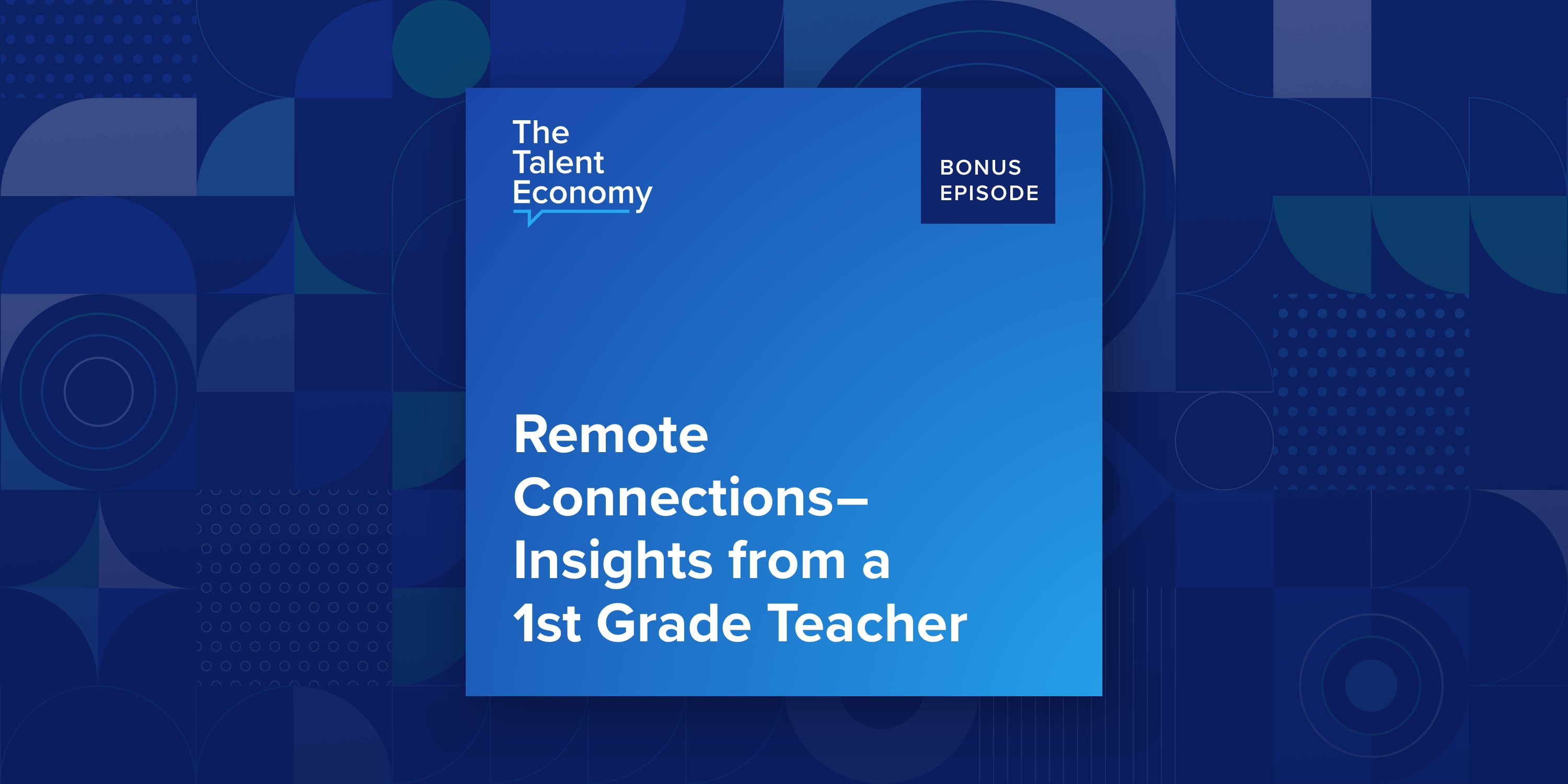Remote Connections - Insights from a 1st Grade Teacher