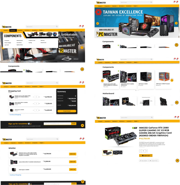 PC Master Shop project images