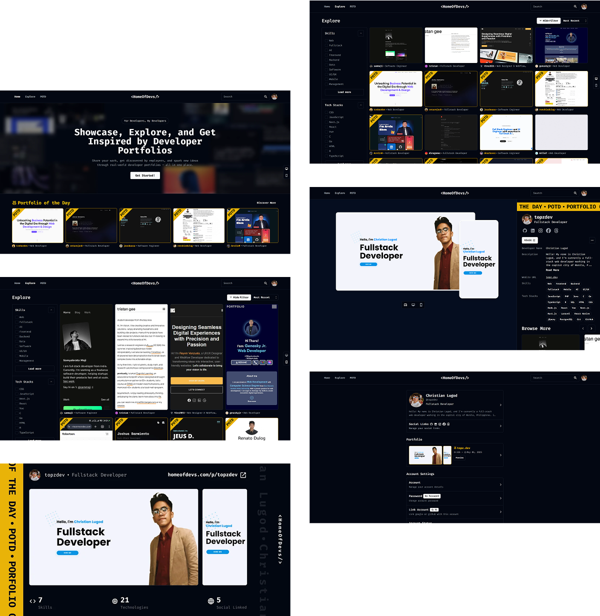 HomeOfDevs project screenshot